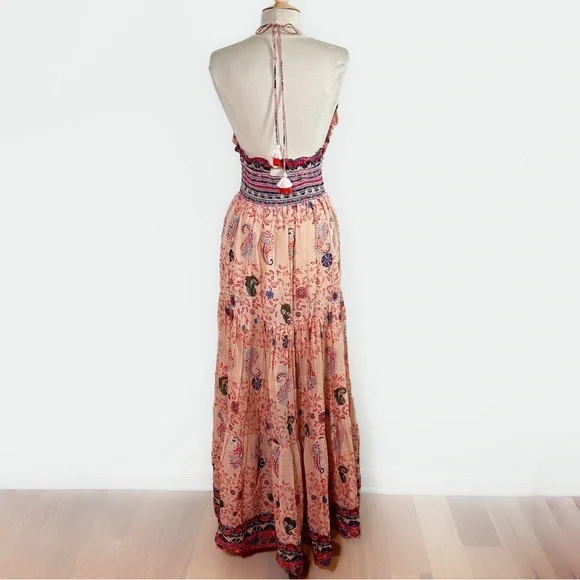Raga Bohemian Halter Manisha Maxi Dress size Medium NWT - Picture 7 of 14